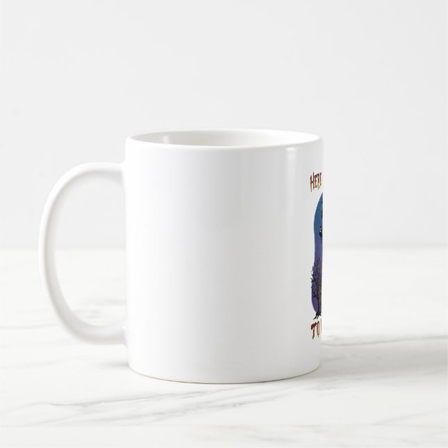 Here Come Again Haunted Castle Ghosts Moon Coffee Mug (Left)