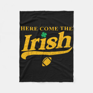 Here Come The Irish Fleece Blanket