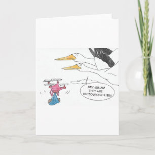 Here Comes Baby Card