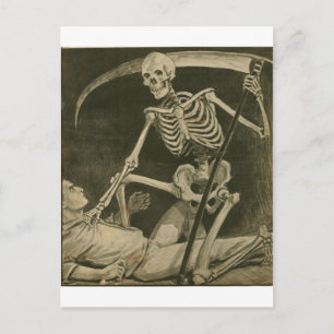 Here Comes Death! Postcard