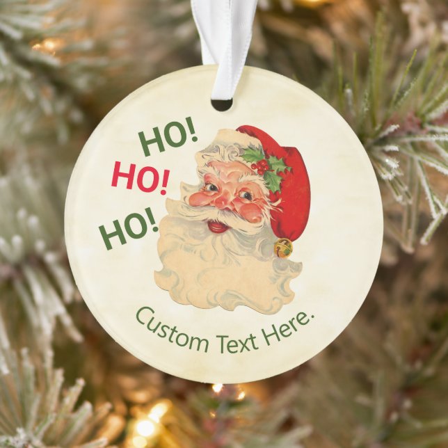 Here Comes Santa Claus Acrylic Ornament (Tree)