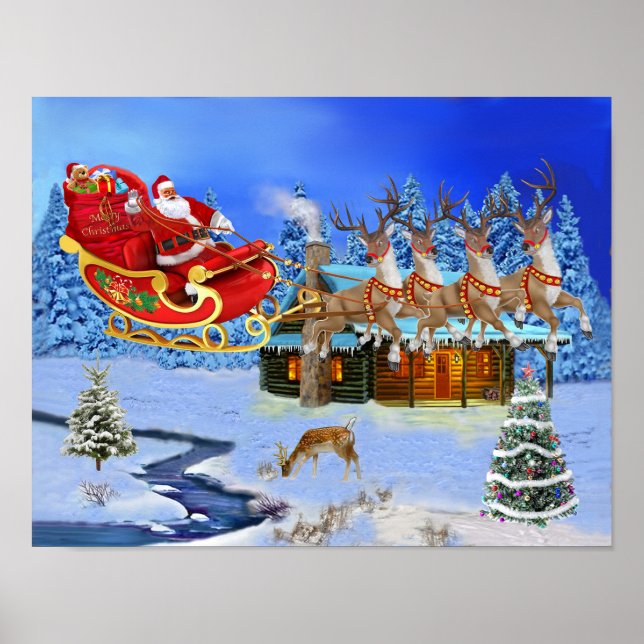 HERE COMES SANTA CLAUS POSTER (Front)