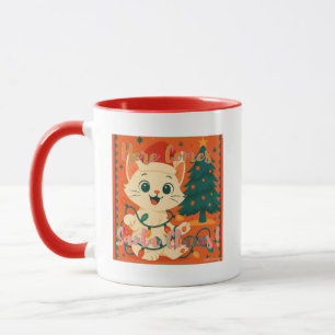 Here Comes Santa Claws! Cute & Funny Cat Mug
