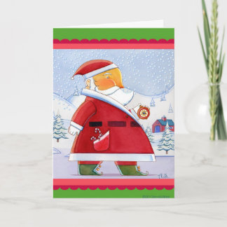 Here Come's Santa Holiday Card