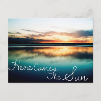 Here Comes Sun Postcard