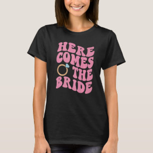 Here Comes The Bride Diamond Ring Aesthetic Trend  T-Shirt