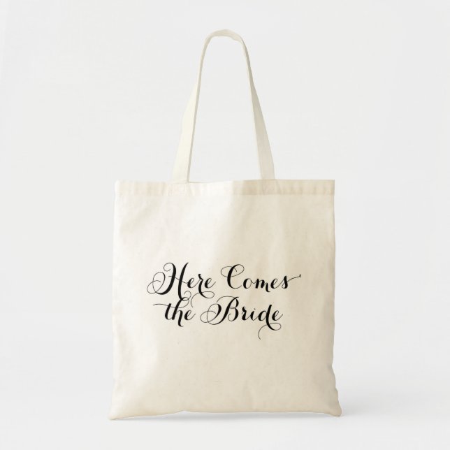 Here Comes the Bride Tote Bag (Front)