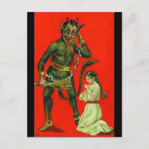 Here Comes The Krampus 1 Postcard