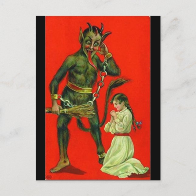 Here Comes The Krampus 1 Postcard (Front)