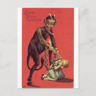 Here Comes The Krampus! 2 Postcard