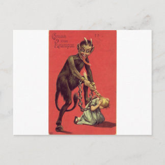 Here Comes The Krampus! 2 Postcard