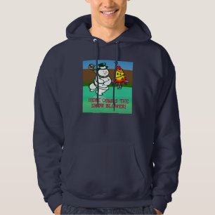 Here Comes The Snow Blower, Christmas Humour Gear! Hoodie