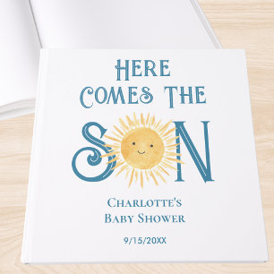 Here Comes The Son Baby Shower Guest Book