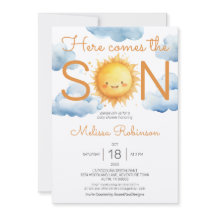Here Comes the Son Baby Shower