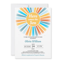 Here Comes the Son Baby Shower 