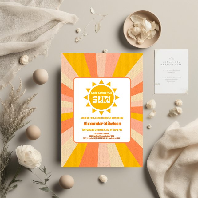 Here Comes The Son Baby Shower  Invitation (Creator Uploaded)