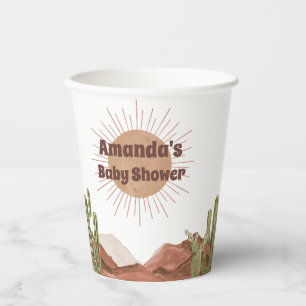 Here comes the son Baby Shower Paper Cups