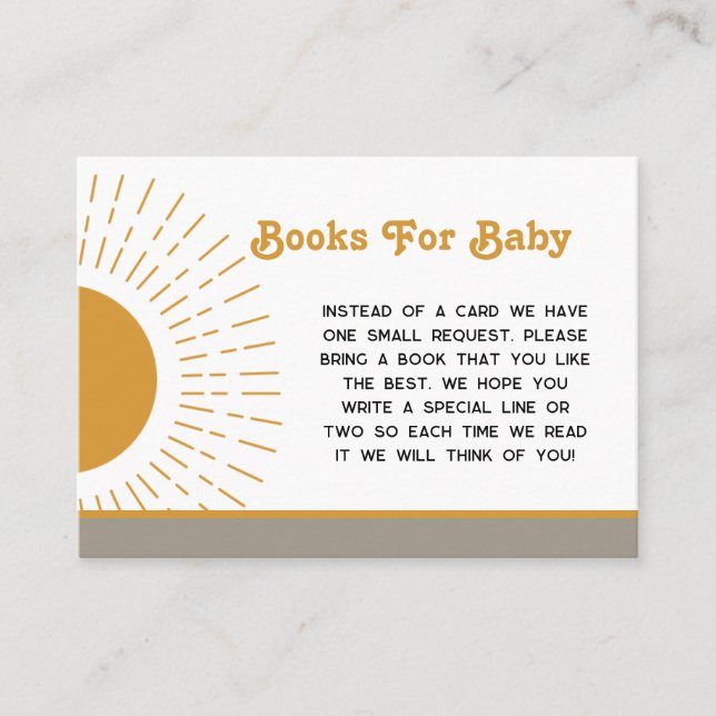 Here Comes The Son Books For Baby Insert (Front)