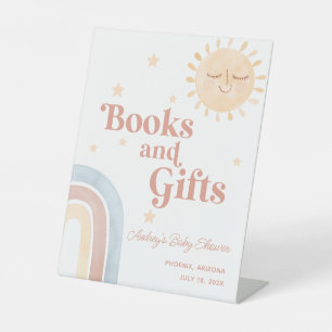 Here Comes the Son Books + Gifts Pedestal Sign