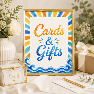 Here Comes the Son Cards & Gifts Baby Shower Sign