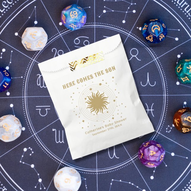 Here Comes The Son | Celestial Baby Shower Favour Bag (Creator Uploaded)