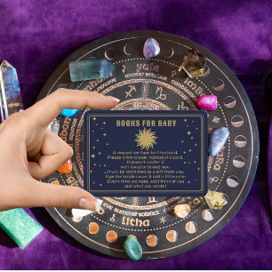 Here Comes The Son   Celestial Shower Book Request Enclosure Card