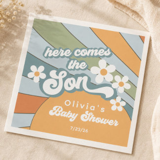 Here Comes the Son Paper Napkin
