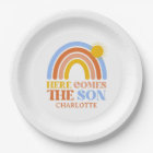 Here Comes The Son Rainbow Boy Baby Shower
