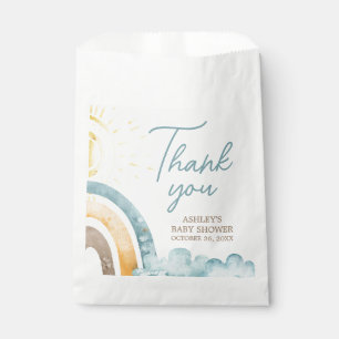 Here Comes The Son Retro Baby Shower Favour Bag