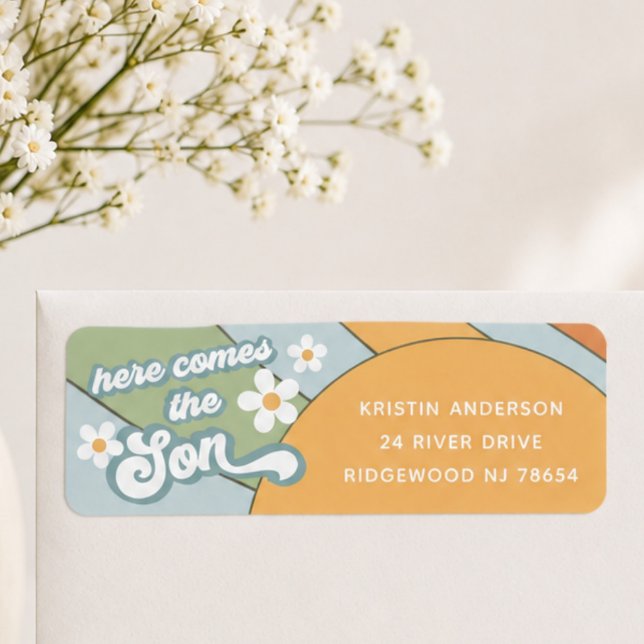 Here Comes the Son Return Address Label (Creator Uploaded)