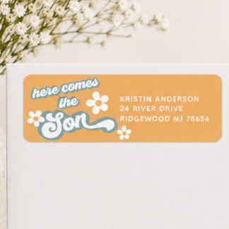 Here Comes the Son Return Address Label