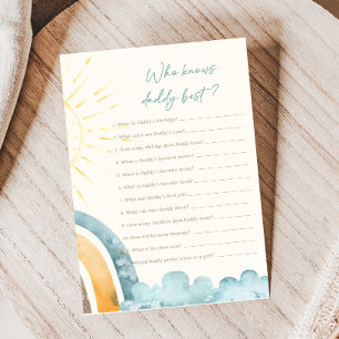 Here Comes The Son Shower Who Knows Daddy Game