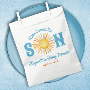 Here Comes the Son Sunshine Baby Shower Favour Bag