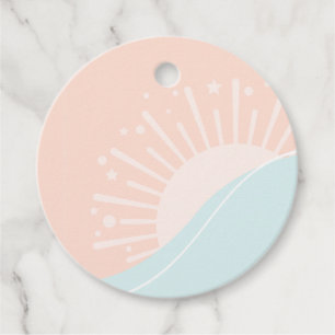 Here Comes The Sun Baby Shower Favour Tags