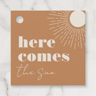 Here Comes the Sun Boho Baby Shower | Favour Tags