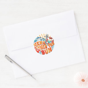 Here Comes The Sun Classic Round Sticker