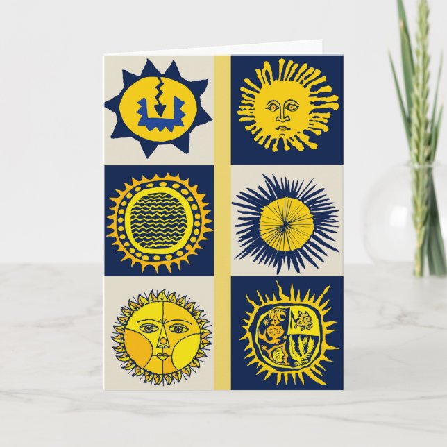 Here Comes the Sun - Del Sol Celebration Card (Front)