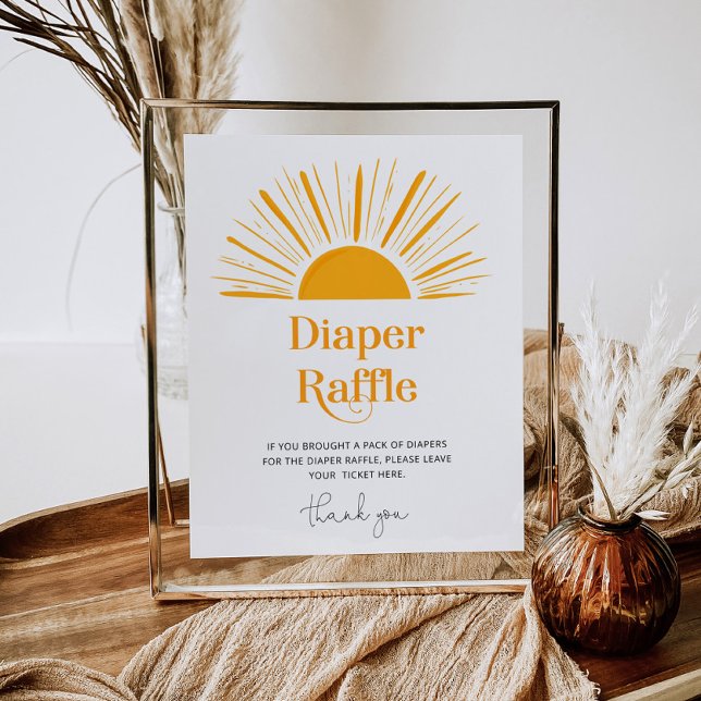 Here comes the sun diaper raffle  poster (Creator Uploaded)