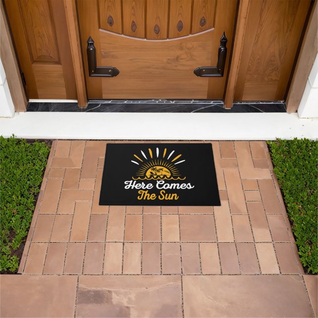 Here Comes The Sun Doormat (Outdoor)