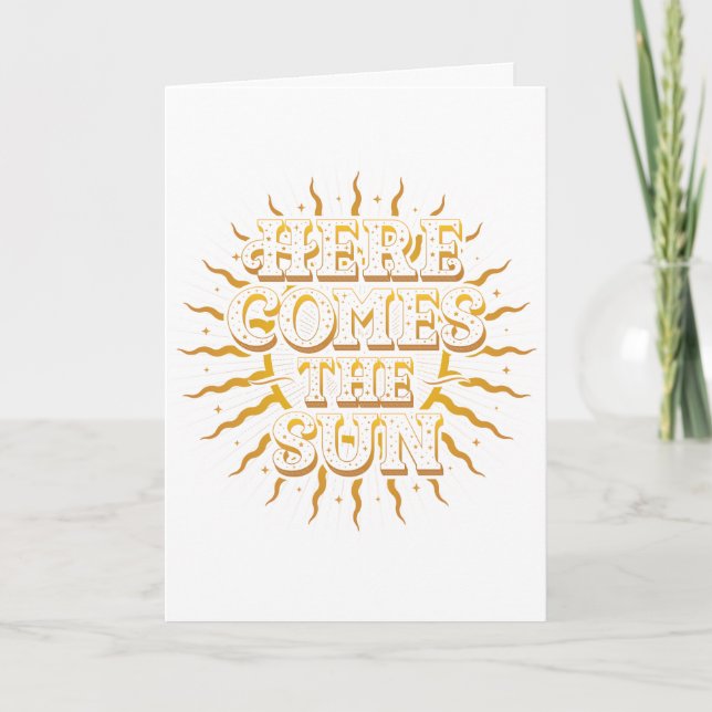 Here Comes The Sun / Folded Card (Front)