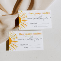 Here comes the sun guess how many candies