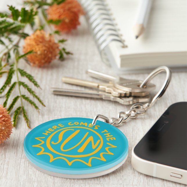 Here comes the sun key ring (Front Right)