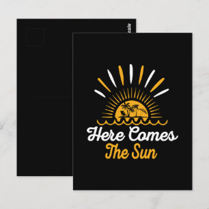Here Comes The Sun Postcard