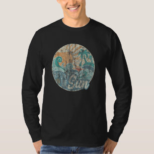 Here Comes The Sun Retro 60s Faded Summer T-Shirt