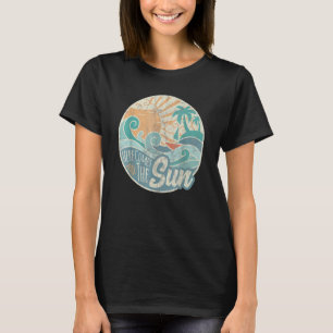 Here Comes The Sun Retro 60s Summer Vintage Vacati T-Shirt