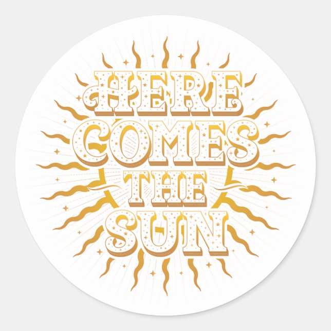 Here Comes The Sun / Stickers (Front)