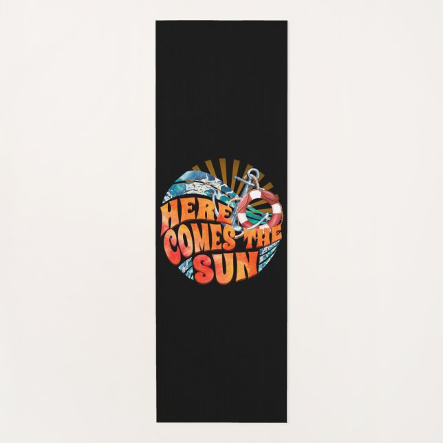 Here Comes The Sun Yoga Mat (Front)