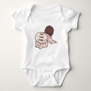 Here Comes Trouble Baby Bodysuit