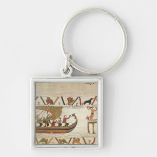 Here Earl Harold  returns to England Key Ring