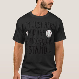 Here For Concession Stand Baseball Brother Sister T-Shirt